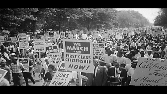 Video Reference N0: Crowd, People, Protest, Public event, Font, Black-and-white, Monochrome, Photography, Event, Monochrome photography