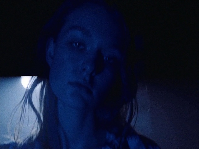 Video Reference N3: Face, Blue, Black, Hair, Darkness, Light, Electric blue, Head, Beauty, Nose