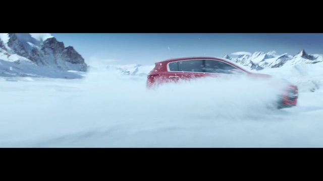 Video Reference N1: Vehicle, Car, Snow, Automotive design, Mid-size car, Winter, Family car, Automotive tire, Geological phenomenon, Personal luxury car