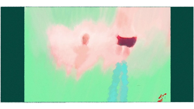 Video Reference N1: Pink, Sky, Cloud, Watercolor paint, Heart, Petal, Illustration, Paint, Art