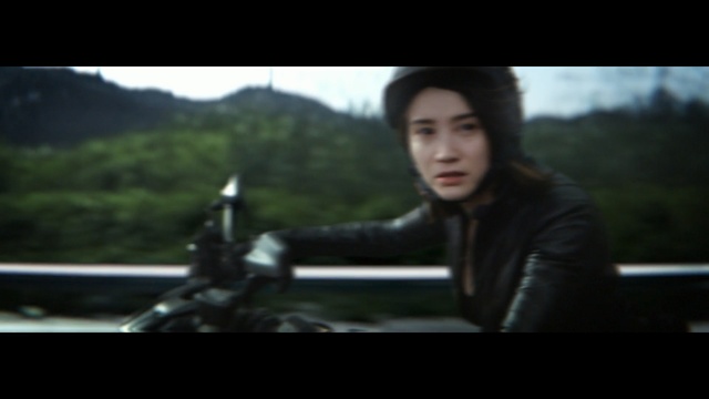 Video Reference N1: car, mode of transport, screenshot, black hair, vehicle, girl, driving, sky, darkness, Person