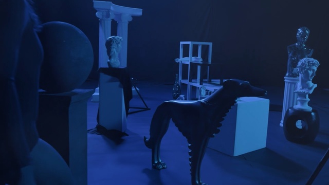 Video Reference N1: blue, light, darkness, screenshot, scene, midnight, computer wallpaper, performance, Person