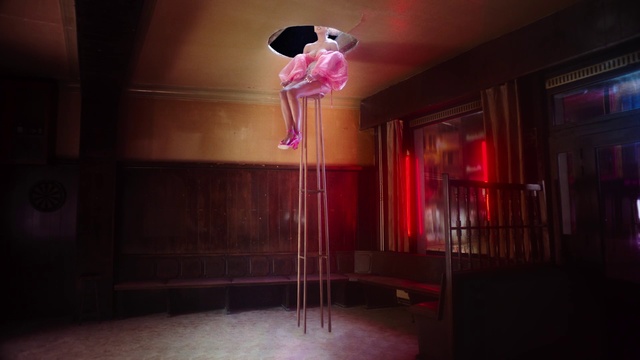 Video Reference N2: Pink, Pole dance, Magenta, Dance, Room, Event, Performing arts, Interior design, House, Ceiling