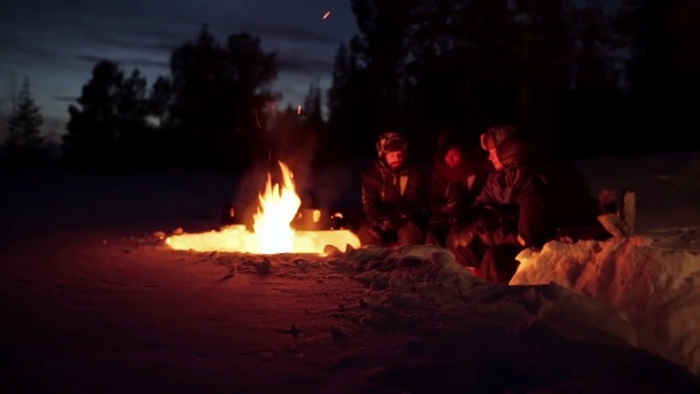 Video Reference N1: Fire, Campfire, Heat, Bonfire, Flame, Night, Sky, Atmosphere, Event, Geological phenomenon