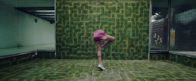 Video Reference N10: Green, Pink, Wall, Leg, Performance art, Grass, Dance, Performance, Dancer, Performing arts