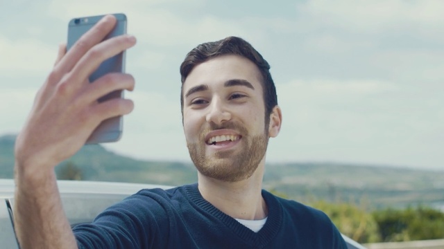 Video Reference N0: photography, fun, sky, vacation, selfie, facial hair, smile, Person