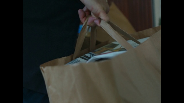 Video Reference N0: Hand, Paper, Bag, T-shirt