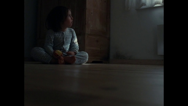 Video Reference N2: Child, Sitting, Floor, Darkness, Human, Flooring, Room, Window, Adaptation, Photography