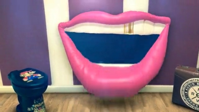 Video Reference N1: blue, red, pink, purple, room, chair, furniture, product, couch, magenta