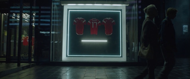 Video Reference N2: Red, Light, Font, Technology, Darkness, Photography, Picture frame, Window, Signage, Night