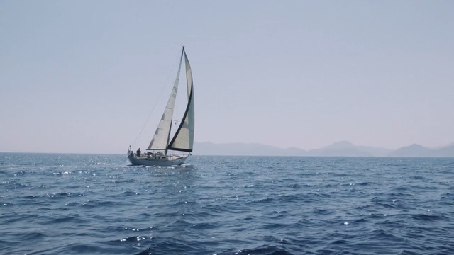 Video Reference N0: Sailing, Sail, Water transportation, Sailing, Sailboat, Boat, Dinghy sailing, Vehicle, Dhow, Watercraft