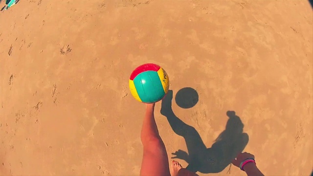 Video Reference N1: Ball, Joint, Play, Fun, Sand, Sports equipment, Volleyball, Medicine ball, Ball, Leisure