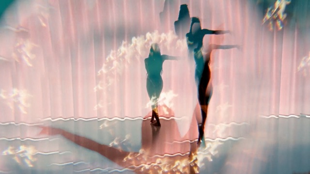 Video Reference N0: blue, pink, light, snapshot, fun, girl, dress, human, computer wallpaper, art, Person