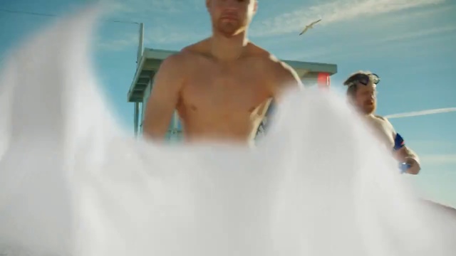 Video Reference N1: blue, man, white, photograph, water, fun, male, sky, vacation, shoulder