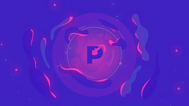 Video Reference N1: Violet, Purple, Font, Pink, Graphic design, Design, Graphics, Magenta, Circle, Illustration