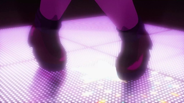 Video Reference N8: Purple, Violet, Footwear, Pink, Shoe, Tights, Design, Material property, Leg, Photography