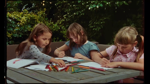 Video Reference N2: Child, Learning, Reading, Play, Homework, Fun, Leisure, Sitting, Sharing, Table