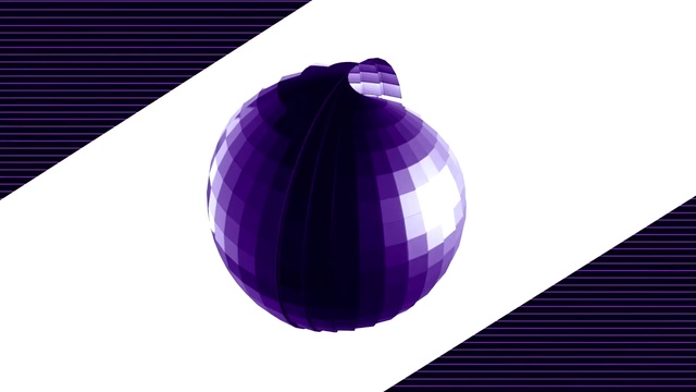 Video Reference N2: violet, purple, sphere
