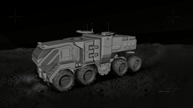 Video Reference N2: black, motor vehicle, vehicle, black and white, mode of transport, monochrome photography, military vehicle, monochrome, darkness, scale model