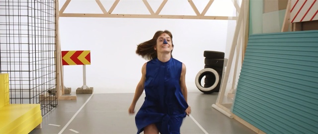 Video Reference N2: blue, room, shoulder, snapshot, outerwear, fashion, dress, girl, electric blue, product