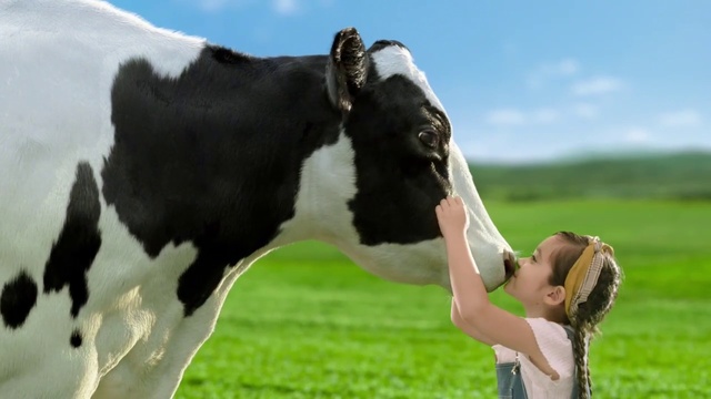 Video Reference N3: Dairy cow, Mammal, Vertebrate, Bovine, Pasture, Dairy, Grazing, Cow-goat family, Grassland, Grass