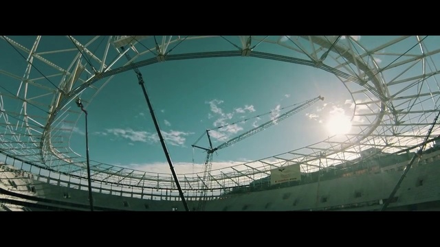 Video Reference N1: Stadium, Sport venue, Daylighting, Water, Architecture, Photography, Sky, Fixed link, World, Circle