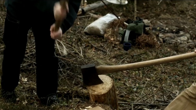 Video Reference N0: soil, tree, wood chopping
