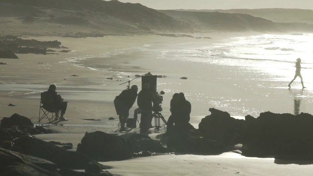Video Reference N4: White, Photograph, Black, Beach, Coast, Sand, Sea, Sky, Black-and-white, Shore
