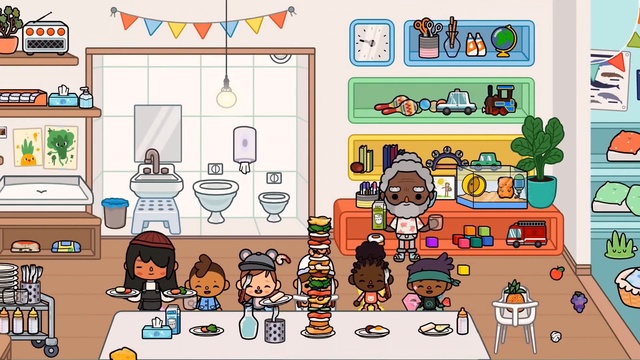 Video Reference N2: Cartoon, Illustration, Room, Games, Play, Art, Person