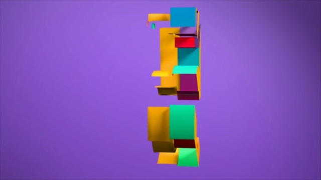 Video Reference N0: yellow, purple, computer wallpaper, line, font, graphics, square, symmetry, Person