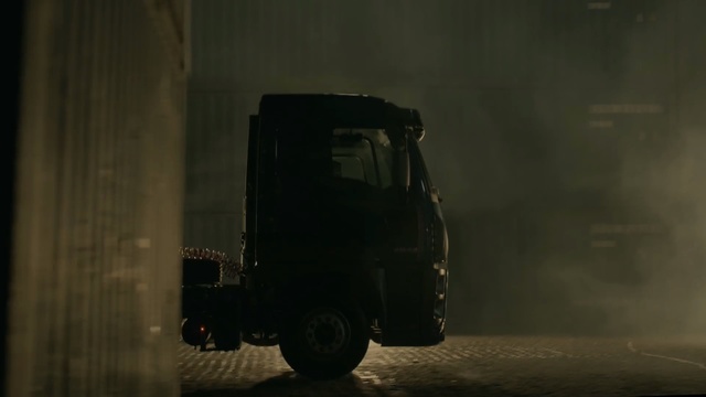 Video Reference N0: motor vehicle, vehicle, transport, mode of transport, automotive tire, darkness, tire, screenshot, truck, commercial vehicle