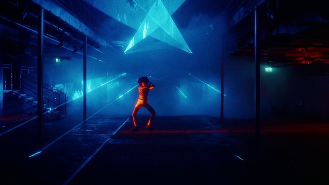 Video Reference N1: Light, Performance art, Visual effect lighting, Electric blue, Performance, Technology, Stage, Space, Photography, Laser
