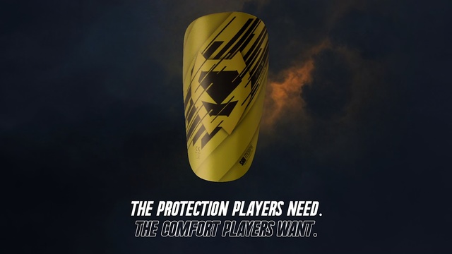 Video Reference N1: Yellow, Font, Sports gear, Personal protective equipment, Logo, Graphics, Sports equipment