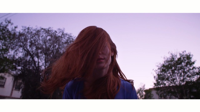 Video Reference N7: hair, photograph, purple, sky, girl, photography, tree, long hair, sunlight, fun