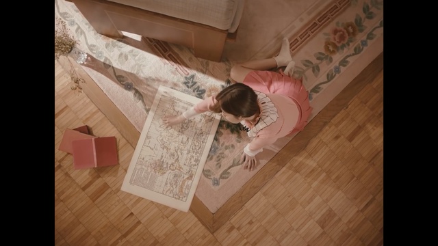 Video Reference N2: photograph, pink, room, flooring, floor, girl, wood, product, fun