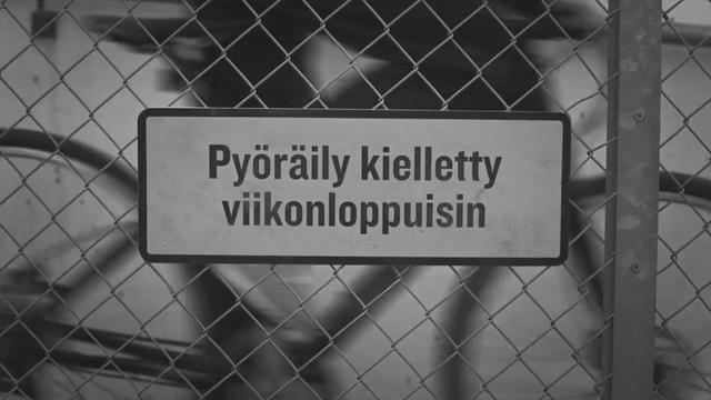 Video Reference N0: White, Black, Text, Black-and-white, Font, Monochrome photography, Chain-link fencing, Wire fencing, Signage, Monochrome