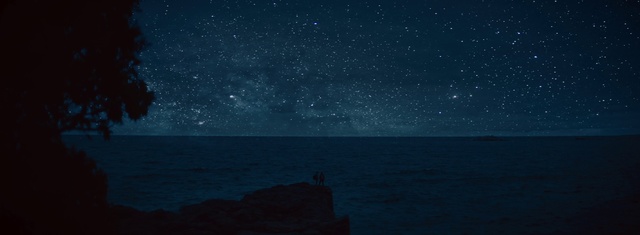 Video Reference N2: Sky, Nature, Horizon, Atmosphere, Sea, Night, Ocean, Darkness, Calm, Star