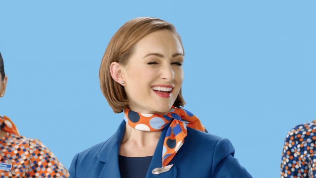 Video Reference N6: Scarf, Tie, Neck, Fashion accessory, Bow tie, Polka dot, Smile
