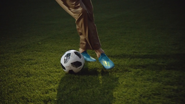 Video Reference N2: player, football player, football, ball, ball, grass, soccer kick, sports equipment, soccer, pallone
