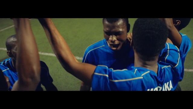 Video Reference N1: blue, player, vertebrate, fun, football player, youth, emotion, photography, leisure, interaction