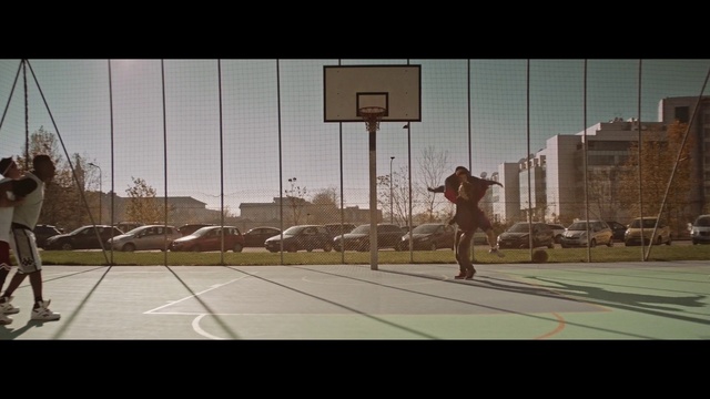 Video Reference N3: Sky, Basketball, Basketball court, Snapshot, Streetball, Photography, City, Cloud, Square, Screenshot