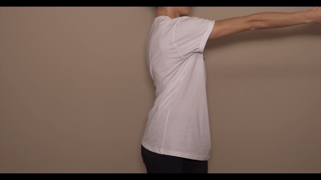 Video Reference N2: white, joint, shoulder, neck, arm, muscle, top, sleeve, abdomen, back