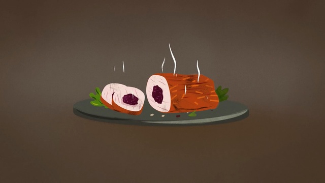 Video Reference N0: Food, Dish, Cuisine, Sashimi, À la carte food, Smoked salmon, Garnish, Canapé, Plate, Illustration
