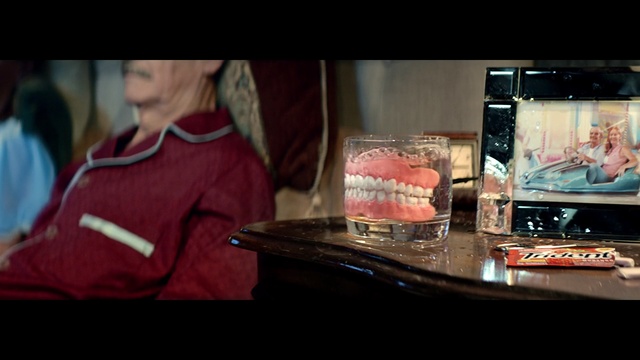 Video Reference N2: Red, Human, Automotive design, Mouth, Glass, Photography, Alcohol, Drink, Smile, Advertising