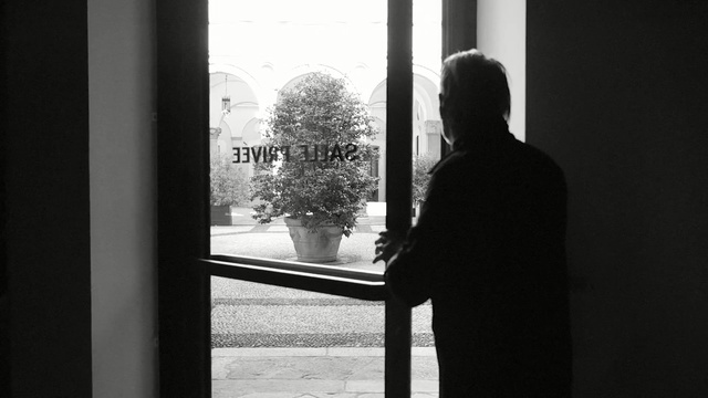 Video Reference N1: White, Black, Photograph, Black-and-white, Monochrome, Standing, Monochrome photography, Tree, Snapshot, Window, Person