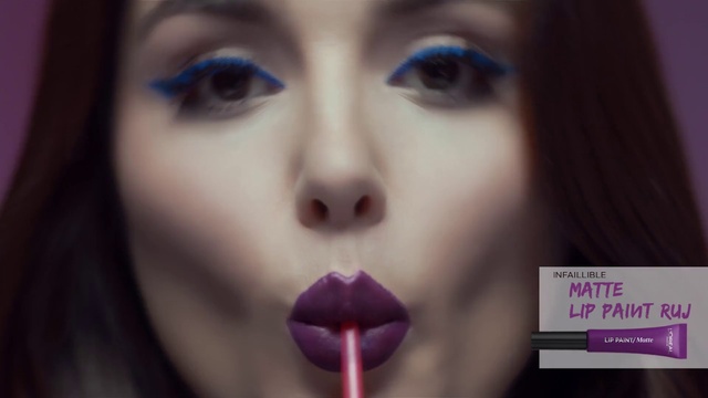 Video Reference N2: Lip, Face, Eyebrow, Nose, Lipstick, Eye, Beauty, Cheek, Close-up, Purple