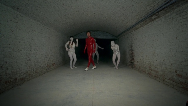 Video Reference N4: Black, Red, Tunnel, Wall, Darkness, Snapshot, Infrastructure, Room, Photography, Fun