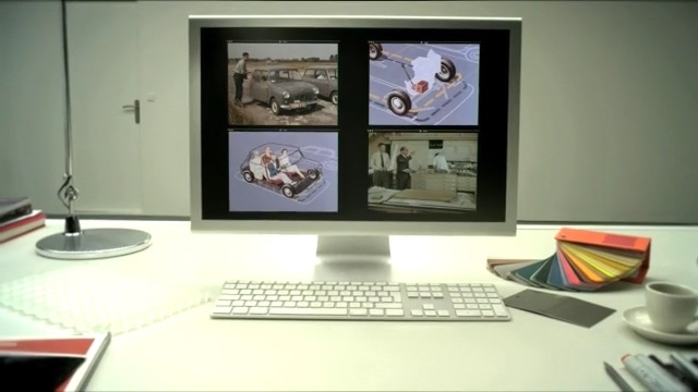 Video Reference N1: technology, furniture, display device, computer monitor, personal computer, electronic device, desk, office, monitor, multimedia, Person