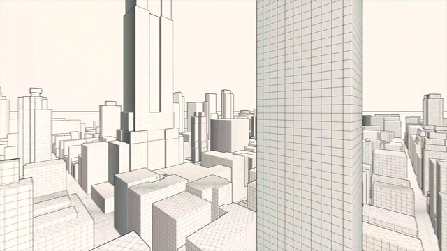 Video Reference N2: Skyscraper, Architecture, Human settlement, City, Building, Line, Tower block, Metropolitan area, Metropolis, Room