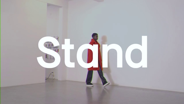 Video Reference N0: Red, Text, Font, Wall, Design, Art, Room, Graphics, Floor, Logo, Person